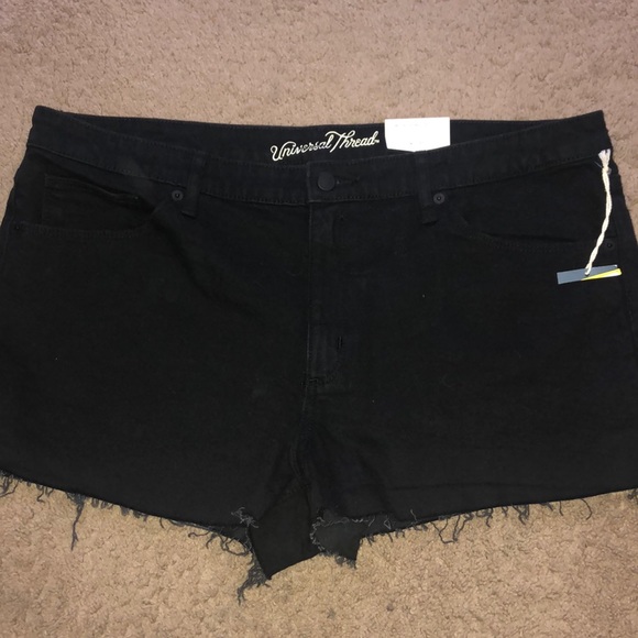 Universal Thread Pants - NEW Universal Thread Black High Rise Shortie Short